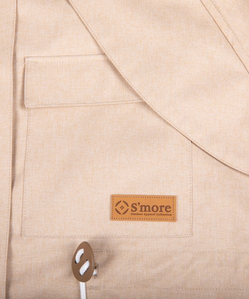 S'more(スモア)/【 S'more / pocket jacket 】三面構造フードで顔まわりまでしっかりカバーポケットジャケット/img04