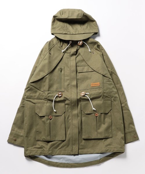 S'more(スモア)/【 S'more / pocket jacket 】三面構造フードで顔まわりまでしっかりカバーポケットジャケット/img15