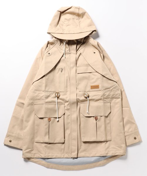 S'more(スモア)/【 S'more / pocket jacket 】三面構造フードで顔まわりまでしっかりカバーポケットジャケット/img16