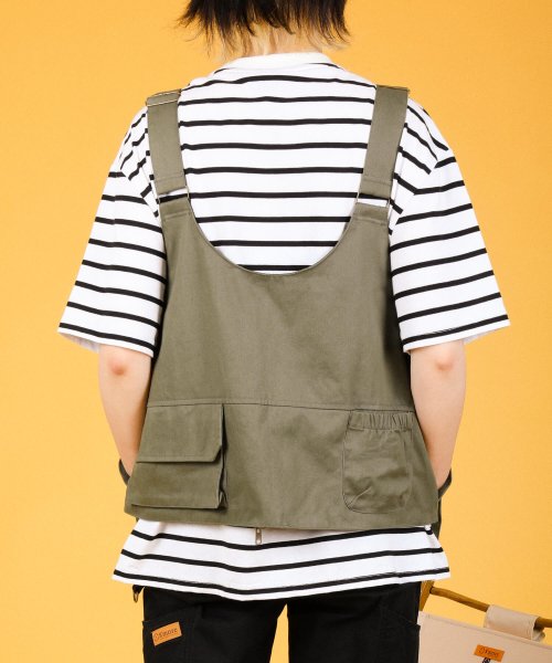 S'more(スモア)/【 S'more / S'more fireproofing 2WAY campvest 】 バッグにもなる2WAY難燃ベスト/img07