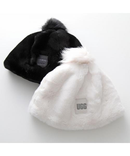 UGG ファーキャップ W FAUX FUR BEANIE W POM 21692 UGG ファーキャップ FAUX FUR BEANIE POM