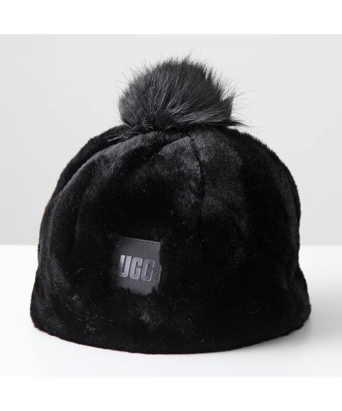 UGG ファーキャップ W FAUX FUR BEANIE W POM 21692 UGG ファーキャップ FAUX FUR BEANIE POM