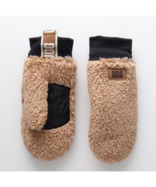 UGG(UGG)/UGG グローブ W SHERPA MITTEN W LOGO TAPE 21631 /img05