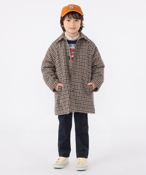 SHIPS KIDS(シップスキッズ)/SHIPS KIDS:100～130cm / ガンクラブチェック ステンカラー コート/img06