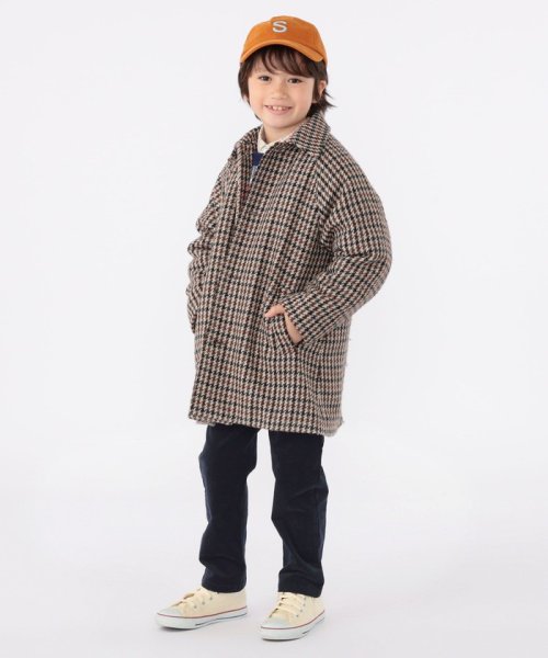 SHIPS KIDS(シップスキッズ)/SHIPS KIDS:100～130cm / ガンクラブチェック ステンカラー コート/img07