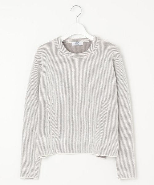 J.PRESS LADIES（LARGE SIZE）(J．プレス　レディス（大きいサイズ）)/【WEB限定カラーあり・洗える】CLEAR COTTON BLEND サイドスリット ニット/img13