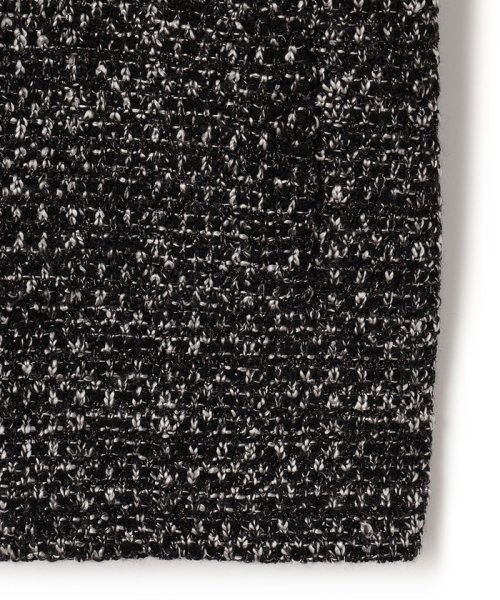 ファンシーツイード ニットジャケット 