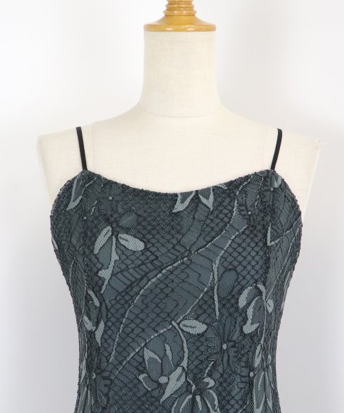 シアーブラウス×マーメイドワンピースドレス ブラウス ワンピース