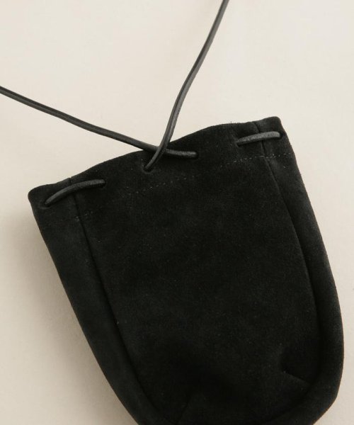 nano・universe(ナノ・ユニバース)/DRAWSTRING POUCH  COW SUEDE/img03