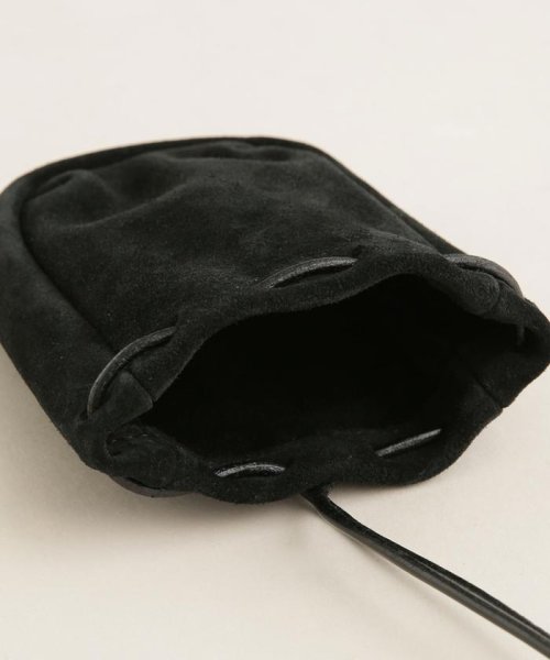 nano・universe(ナノ・ユニバース)/DRAWSTRING POUCH  COW SUEDE/img07