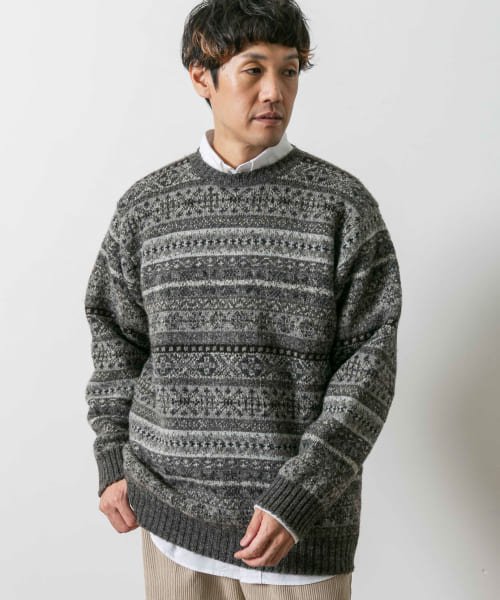 URBAN RESEARCH DOORS(アーバンリサーチドアーズ)/『別注』Jamieson’s×DOORS　20th AOFI CREWNECK PULLOVER/img03