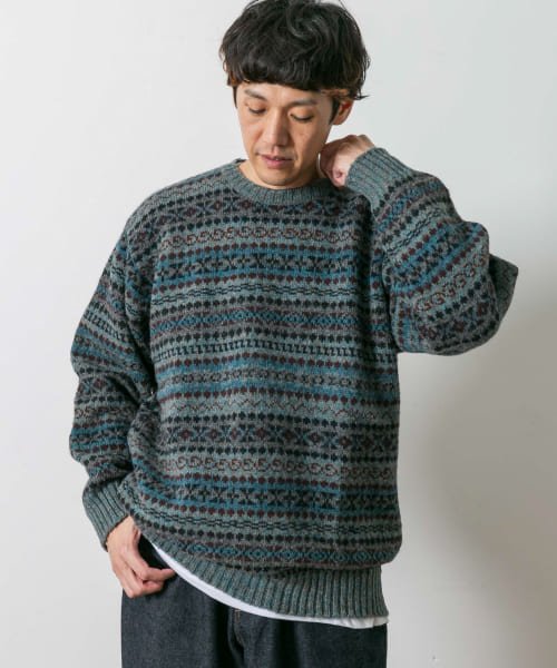 URBAN RESEARCH DOORS(アーバンリサーチドアーズ)/『別注』Jamieson’s×DOORS　20th AOFI CREWNECK PULLOVER/img12