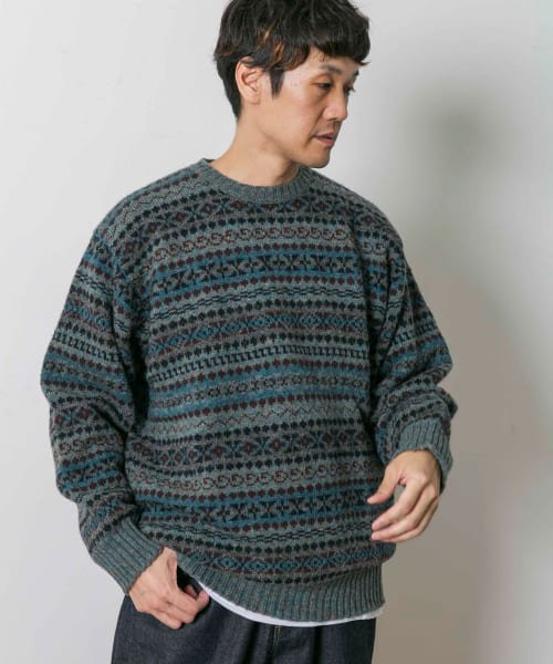 URBAN RESEARCH DOORS(アーバンリサーチドアーズ)/『別注』Jamieson’s×DOORS　20th AOFI CREWNECK PULLOVER/img13