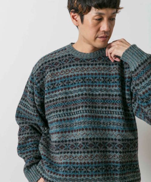 URBAN RESEARCH DOORS(アーバンリサーチドアーズ)/『別注』Jamieson’s×DOORS　20th AOFI CREWNECK PULLOVER/img14