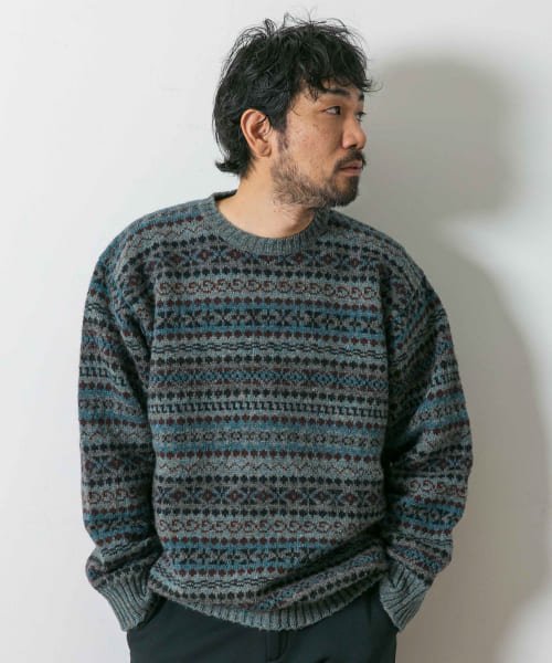 URBAN RESEARCH DOORS(アーバンリサーチドアーズ)/『別注』Jamieson’s×DOORS　20th AOFI CREWNECK PULLOVER/img17