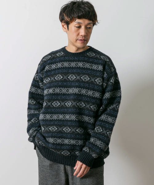 URBAN RESEARCH DOORS(アーバンリサーチドアーズ)/『別注』Jamieson’s×DOORS　20th AOFI CREWNECK PULLOVER/img24