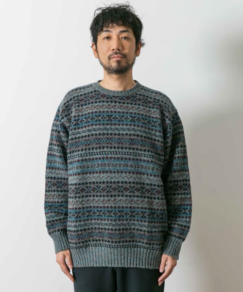 URBAN RESEARCH DOORS(アーバンリサーチドアーズ)/『別注』Jamieson’s×DOORS　20th AOFI CREWNECK PULLOVER/img36