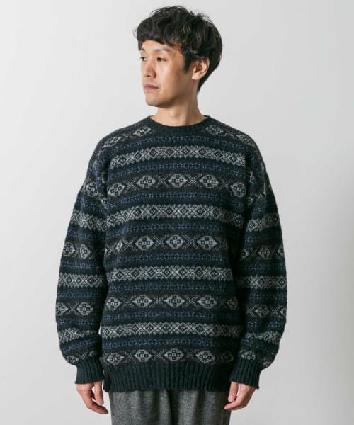 URBAN RESEARCH DOORS(アーバンリサーチドアーズ)/『別注』Jamieson’s×DOORS　20th AOFI CREWNECK PULLOVER/img42