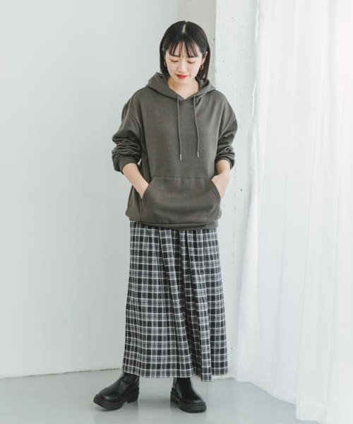 ITEMS URBANRESEARCH(アイテムズ アーバンリサーチ（レディース）)/ウラキモウフーディー/img10