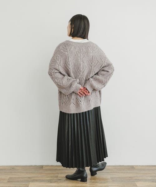 ITEMS URBANRESEARCH(アイテムズ アーバンリサーチ（レディース）)/フェイクレザープリーツスカート/img05