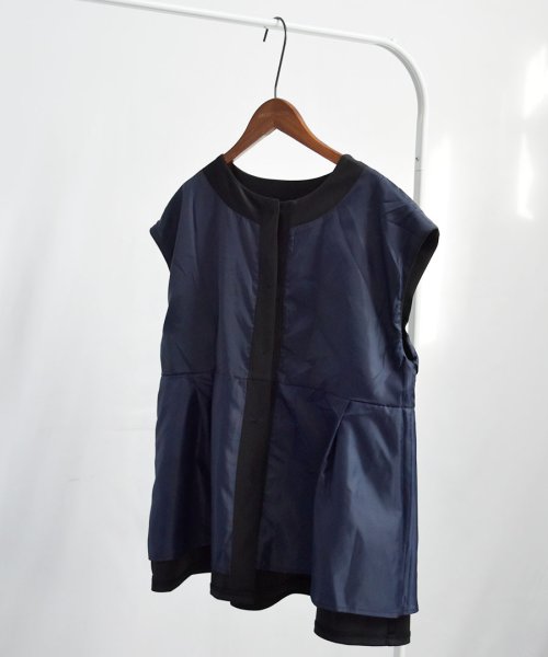 ARGO TOKYO(アルゴトウキョウ)/Pearl Button French Sleeve Hem Gather Tops 24094 パールボタンフレンチスリーブヘムギャザートップス　ギャザートッ/img55