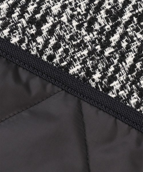 【リバーシブル着用可能】 パディングツイード ベスト 商品説明2023AWリバーシブル仕様で着回し自在、着こなしをクラスアップしてくれるパディングベスト■デザイン表面がツイード H2862250786(22000円)