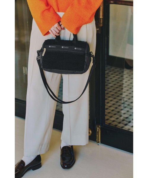 PUFFY MINI DUFFELジェットブラックシェルパ PUFFY MINI