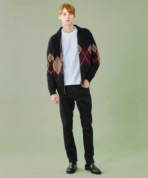 WEB限定】クレストブリッジカウチンニット(505751785)｜HANKYU MEN