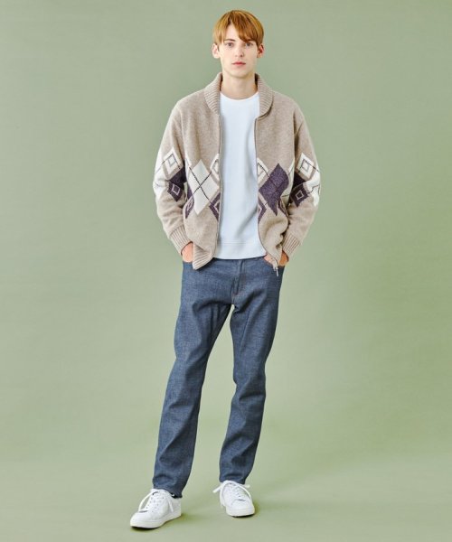 WEB限定】クレストブリッジカウチンニット(505751785)｜HANKYU MEN