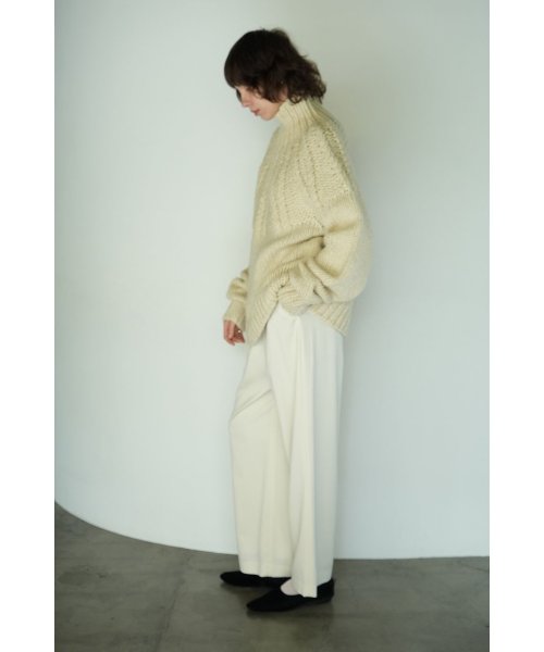 CLANE(クラネ)/WOOL BASIC TUCK PANTS/img15