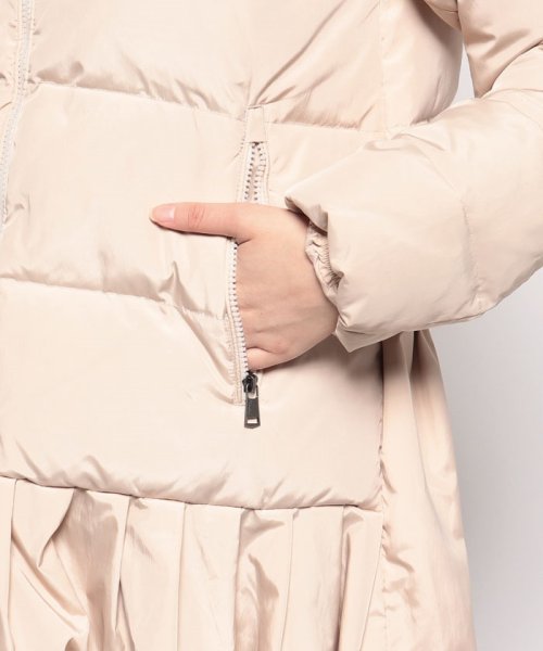 タックペプラムダウンジャケット 