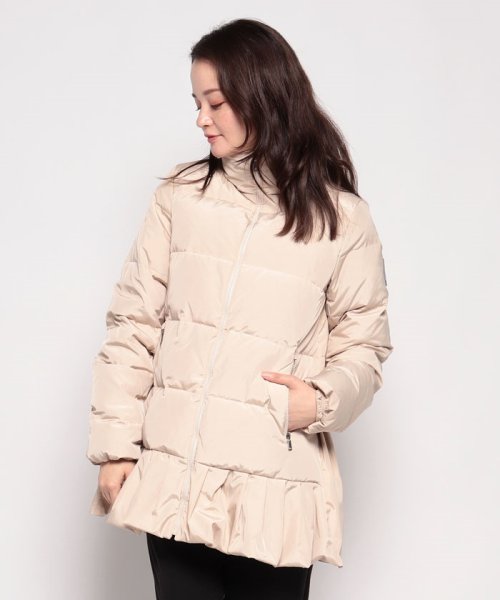 タックペプラムダウンジャケット 