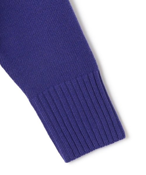 【洗える】ウールカシミヤ ニットポンチョ 