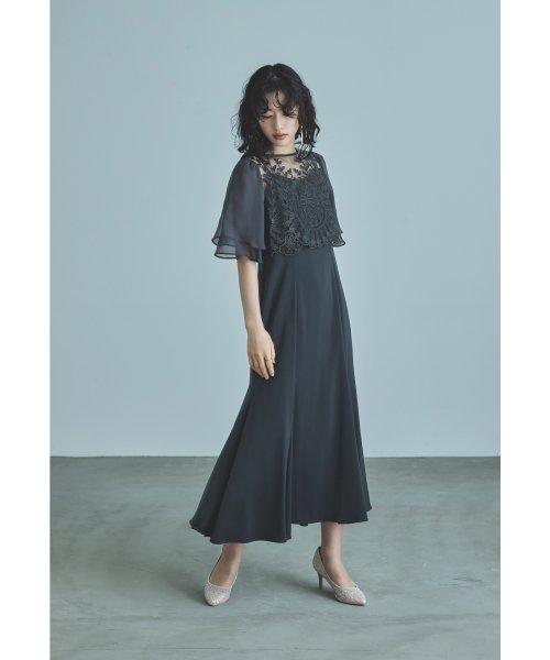 niana ニアナ パーティードレス 結婚式 ワンピース 刺繍レース ブラウス ボレロ キャミワンピース レイヤード セット 2way お呼ばれ パーティー 二 5cm ニアナ お呼ばれ パーティー 37cm 46cm 49cm 21cm 22cm 23cm