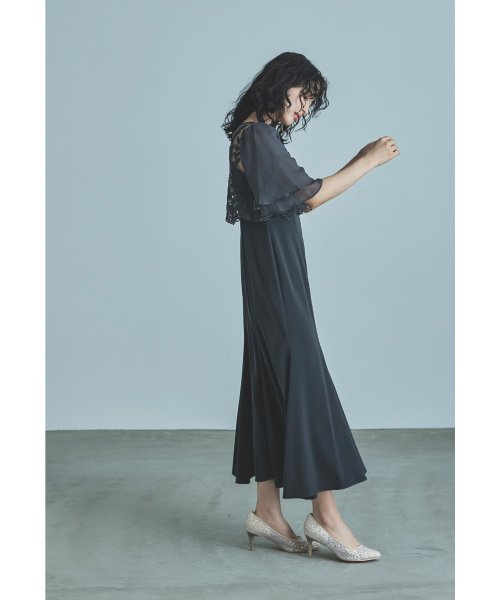 niana ニアナ パーティードレス 結婚式 ワンピース 刺繍レース ブラウス ボレロ キャミワンピース レイヤード セット 2way お呼ばれ パーティー 二 5cm ニアナ お呼ばれ パーティー 37cm 46cm 49cm 21cm 22cm 23cm