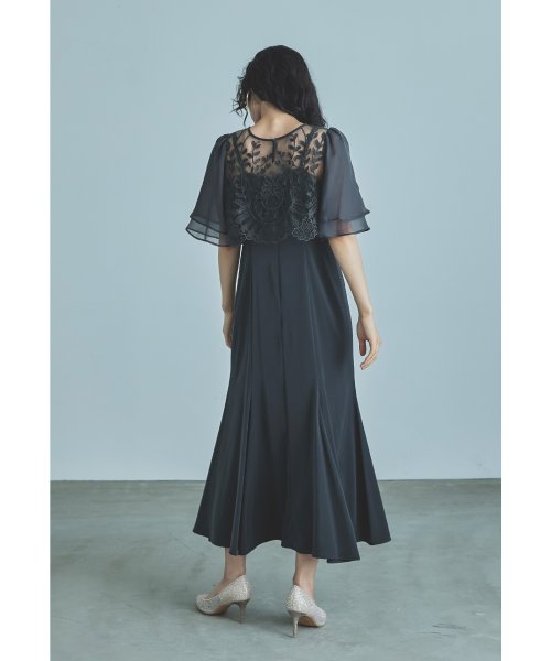 niana ニアナ パーティードレス 結婚式 ワンピース 刺繍レース ブラウス ボレロ キャミワンピース レイヤード セット 2way お呼ばれ パーティー 二 5cm ニアナ お呼ばれ パーティー 37cm 46cm 49cm 21cm 22cm 23cm