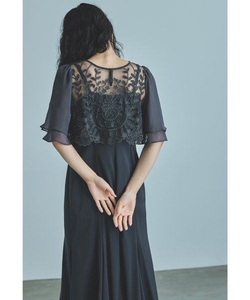 niana ニアナ パーティードレス 結婚式 ワンピース 刺繍レース ブラウス ボレロ キャミワンピース レイヤード セット 2way お呼ばれ パーティー 二 5cm ニアナ お呼ばれ パーティー 37cm 46cm 49cm 21cm 22cm 23cm