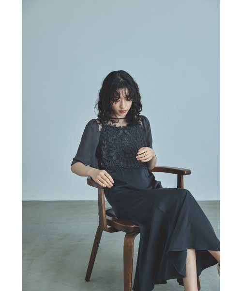 niana ニアナ パーティードレス 結婚式 ワンピース 刺繍レース ブラウス ボレロ キャミワンピース レイヤード セット 2way お呼ばれ パーティー 二 5cm ニアナ お呼ばれ パーティー 37cm 46cm 49cm 21cm 22cm 23cm