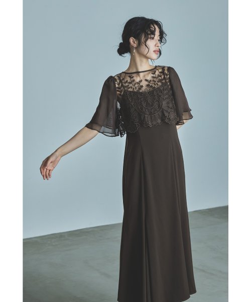 niana ニアナ パーティードレス 結婚式 ワンピース 刺繍レース ブラウス ボレロ キャミワンピース レイヤード セット 2way お呼ばれ パーティー 二 5cm ニアナ お呼ばれ パーティー 37cm 46cm 49cm 21cm 22cm 23cm