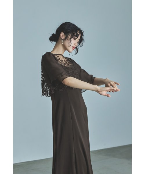 niana ニアナ パーティードレス 結婚式 ワンピース 刺繍レース ブラウス ボレロ キャミワンピース レイヤード セット 2way お呼ばれ パーティー 二 5cm ニアナ お呼ばれ パーティー 37cm 46cm 49cm 21cm 22cm 23cm