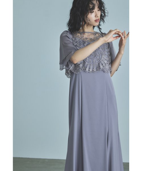 niana ニアナ パーティードレス 結婚式 ワンピース 刺繍レース ブラウス ボレロ キャミワンピース レイヤード セット 2way お呼ばれ パーティー 二 5cm ニアナ お呼ばれ パーティー 37cm 46cm 49cm 21cm 22cm 23cm