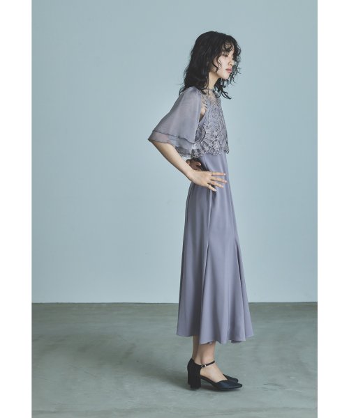 niana ニアナ パーティードレス 結婚式 ワンピース 刺繍レース ブラウス ボレロ キャミワンピース レイヤード セット 2way お呼ばれ パーティー 二 5cm ニアナ お呼ばれ パーティー 37cm 46cm 49cm 21cm 22cm 23cm