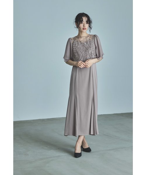 niana ニアナ パーティードレス 結婚式 ワンピース 刺繍レース ブラウス ボレロ キャミワンピース レイヤード セット 2way お呼ばれ パーティー 二 5cm ニアナ お呼ばれ パーティー 37cm 46cm 49cm 21cm 22cm 23cm