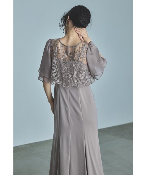 niana ニアナ パーティードレス 結婚式 ワンピース 刺繍レース ブラウス ボレロ キャミワンピース レイヤード セット 2way お呼ばれ パーティー 二 5cm ニアナ お呼ばれ パーティー 37cm 46cm 49cm 21cm 22cm 23cm