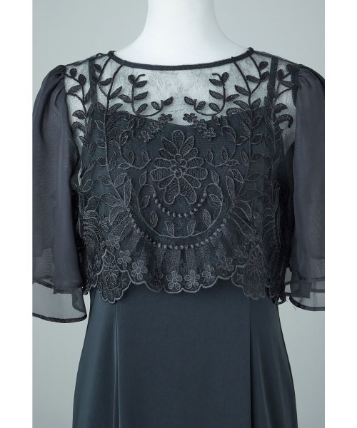 niana ニアナ パーティードレス 結婚式 ワンピース 刺繍レース ブラウス ボレロ キャミワンピース レイヤード セット 2way お呼ばれ パーティー 二 5cm ニアナ お呼ばれ パーティー 37cm 46cm 49cm 21cm 22cm 23cm