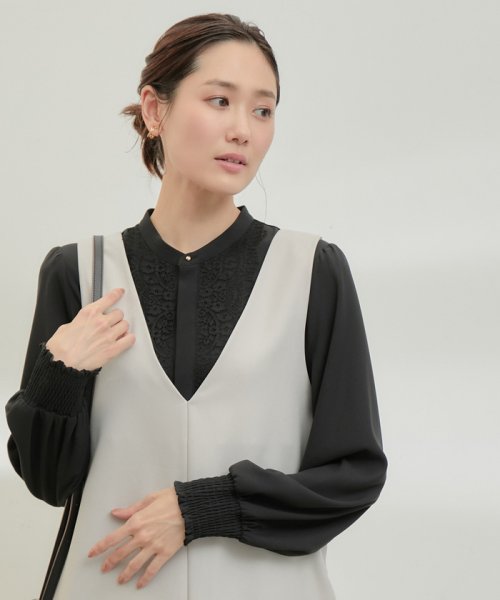 【emur/エミュール】レース使いブラウス 人気・おすすめ｜使いやすい・旅行におすすめ 品質保証 全国発送 正規品・日本国内発送・安心保証付き