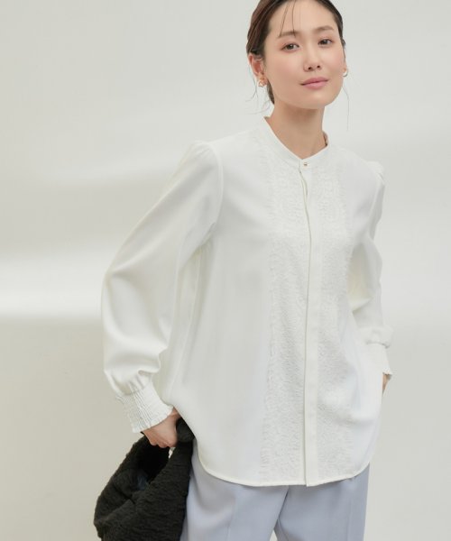 【emur/エミュール】レース使いブラウス 人気・おすすめ｜使いやすい・旅行におすすめ 品質保証 全国発送 正規品・日本国内発送・安心保証付き