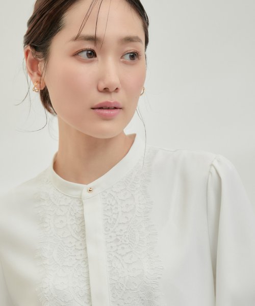 【emur/エミュール】レース使いブラウス 人気・おすすめ｜使いやすい・旅行におすすめ 品質保証 全国発送 正規品・日本国内発送・安心保証付き