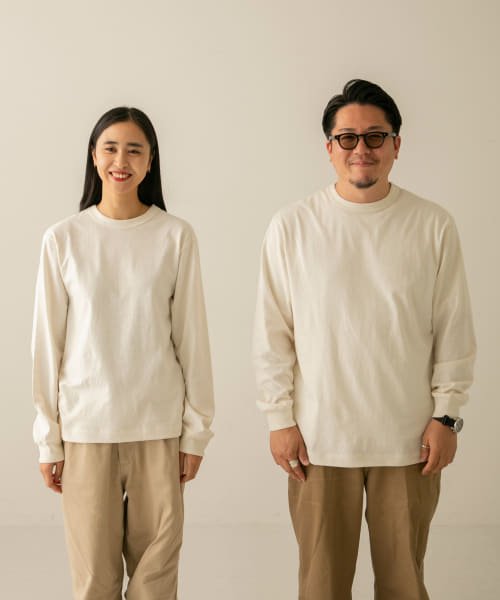 URBAN RESEARCH DOORS(アーバンリサーチドアーズ)/『ユニセックス』『6サイズ展開』commpost　リサイクルコットンロングスリーブTシャツ/img01