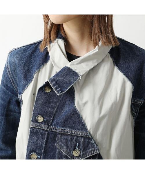 LUTZ HUELLE(ルッツヒュエル)/Lutz Huelle デニムジャケット SLANT DENIM JACKET 切替 ライン/img14